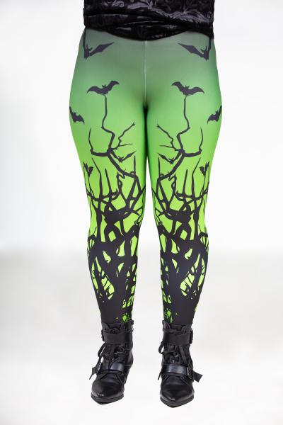 PRE- ORDER Leggings Green Posion Apple - Sizes S-5XL picture