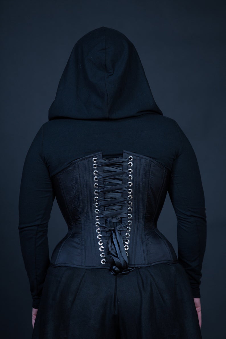 Cowl Hood Goth Top - Custom made to Order picture