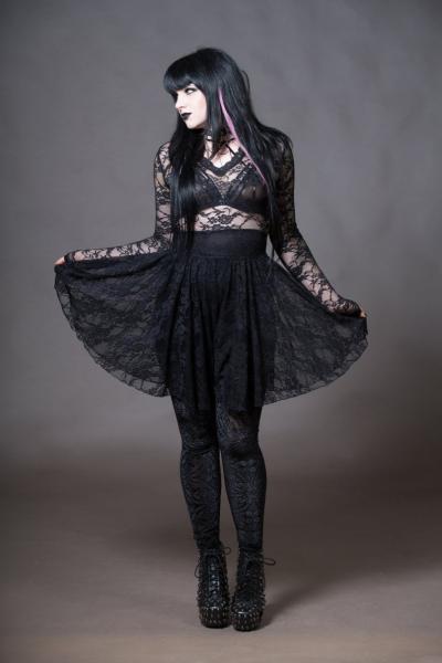 Lace Dress Gothy Sheer picture