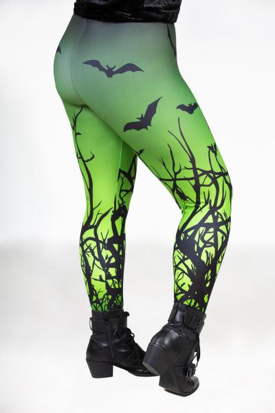 PRE- ORDER Leggings Green Posion Apple - Sizes S-5XL picture