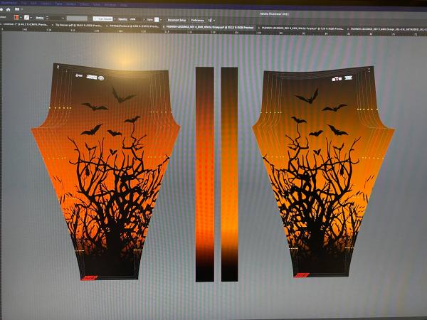 EXCLUSIVE Dragoncon PRE-ORDER Orange Witchy Leggings picture