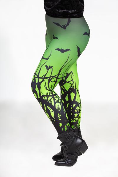 PRE- ORDER Leggings Green Posion Apple - Sizes S-5XL picture