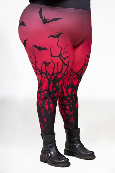 PRE_ORDER Leggings Red Rose - S-5XL