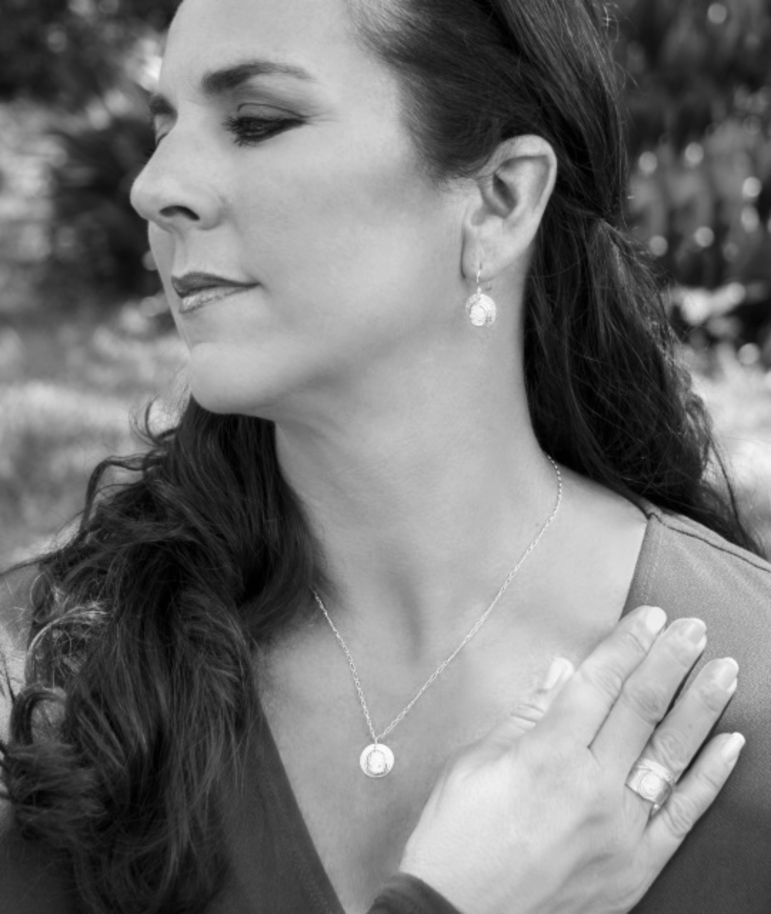 Antique Cameo Coin Earrings - Cornelian Shell picture