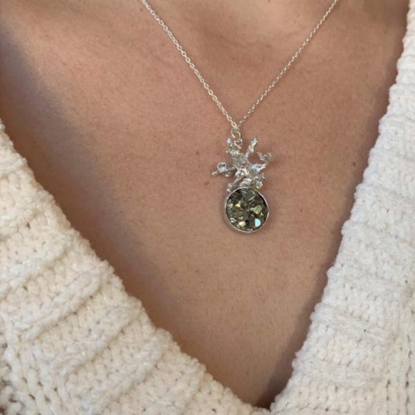 Snowflake Pyrite Necklace - small picture