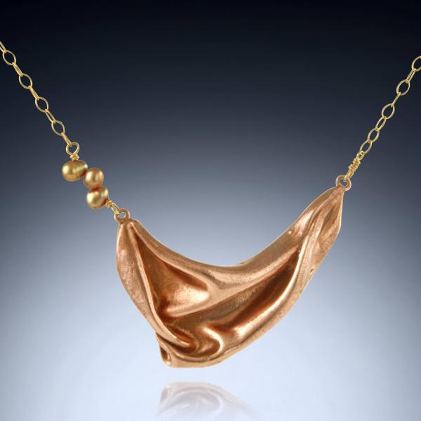 Draped In Love Copper Necklace