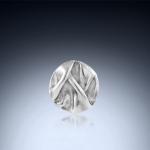 Draped In Love - Silver Mens Lapel Pin / Tie Tac