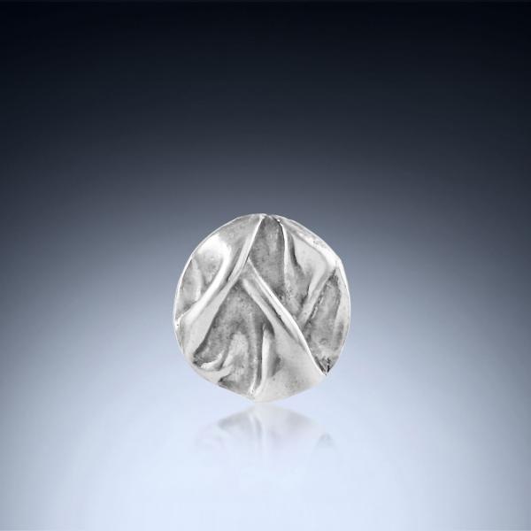 Draped In Love - Silver Mens Lapel Pin / Tie Tac picture