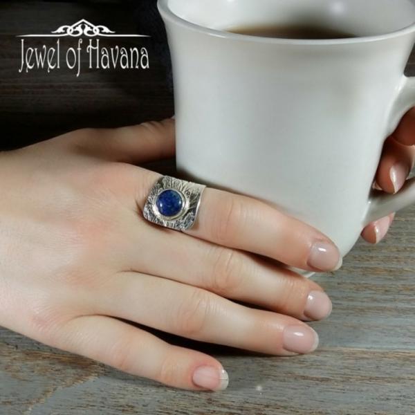 Wrap Ring - Lapis Lazuli Garden picture