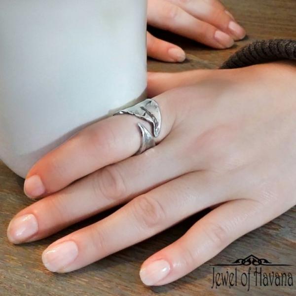 Wrap Ring - Coral Berry Leaf picture