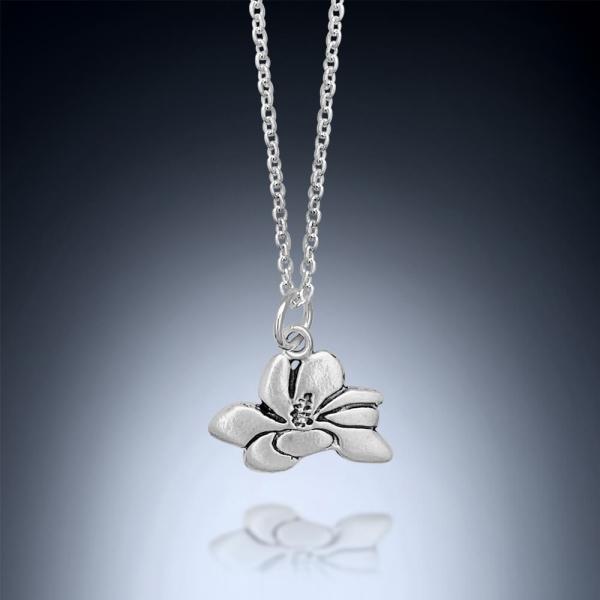 Steel Magnolias Charm Necklace