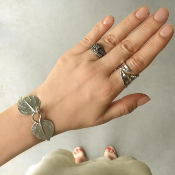 Wrap Ring - Coral Berry Leaf picture