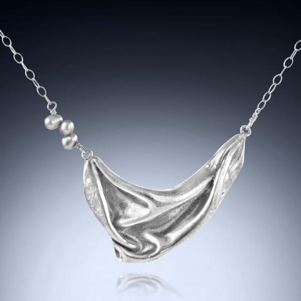 Draped In Love Silver Necklace
