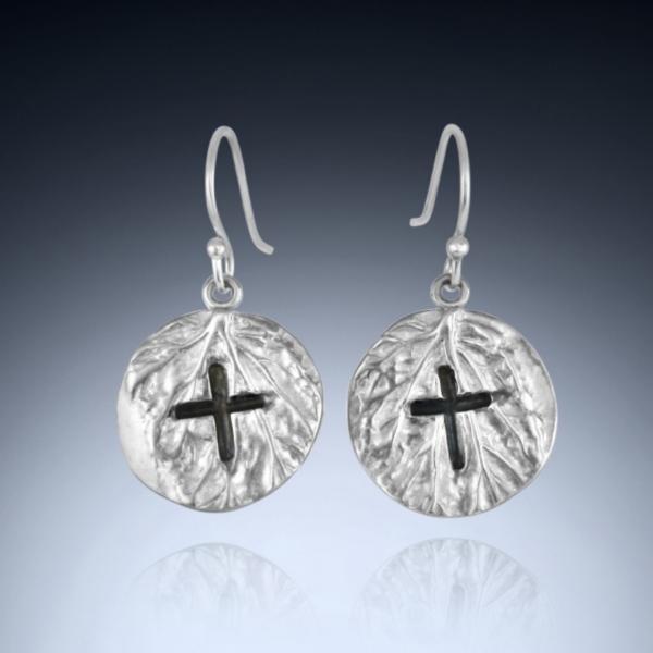 Angel Wing Cross Earrings picture