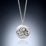 Steel Magnolias Coin Necklace