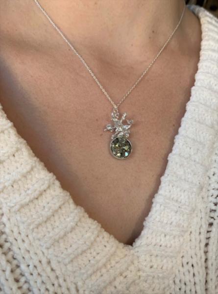 Snowflake Pyrite Necklace - small picture