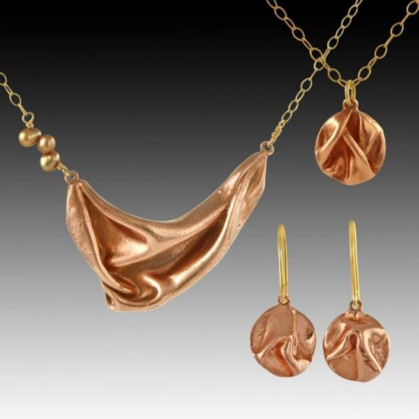 Draped In Love - Copper Coin Necklace picture