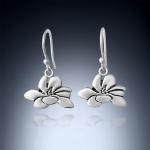 Steel Magnolias Dangle Earrings