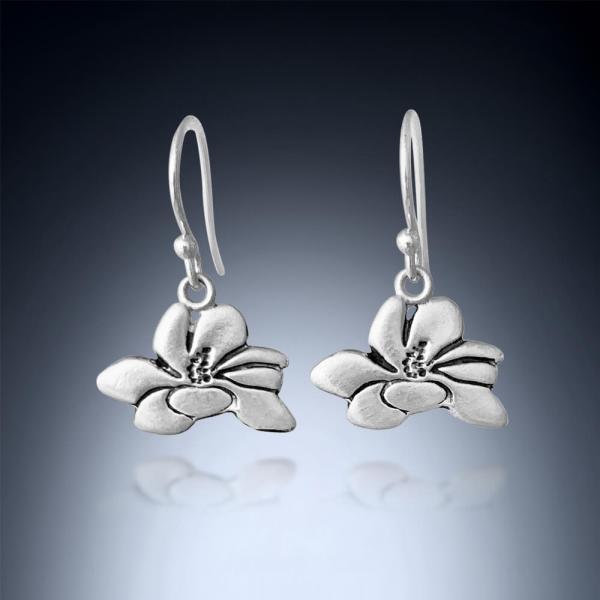 Steel Magnolias Dangle Earrings