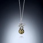 Snowflake Pyrite Necklace - small