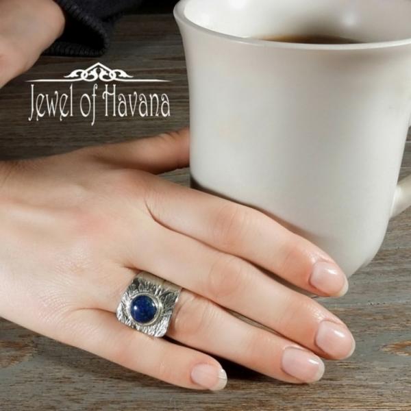 Wrap Ring - Lapis Lazuli Garden picture