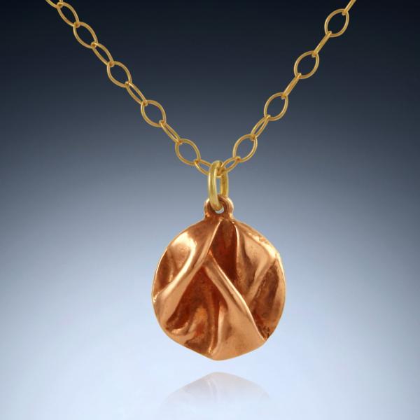 Draped In Love - Copper Coin Necklace