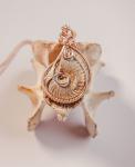 Eternal Current - Rose Gold Plated Wire Wrapped Ammonite Fossil