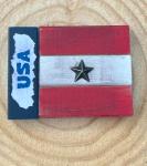 &ldquo;USA Star Flag" Shelf D&eacute;cor