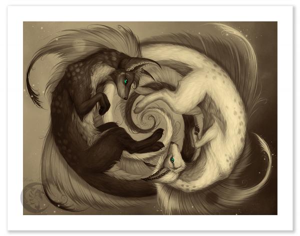 Zodiac Creature "Libra" - Limited Edition Print picture