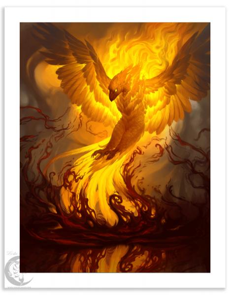 Blood Phoenix - Limited Edition Print picture