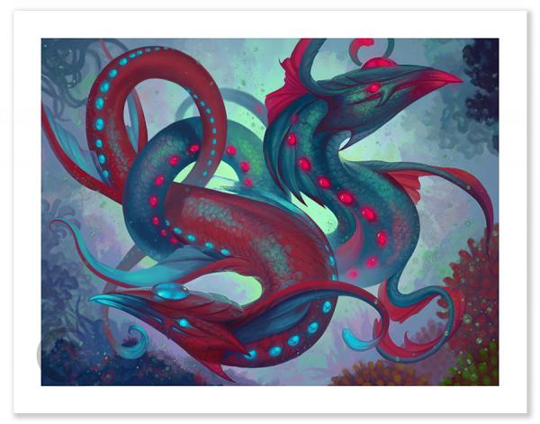 Zodiac Creature "Pisces" - Limited Edition Print