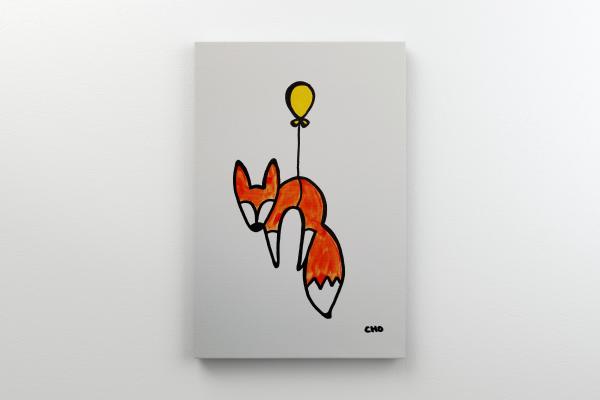 crazy Like a fox 12x16 picture