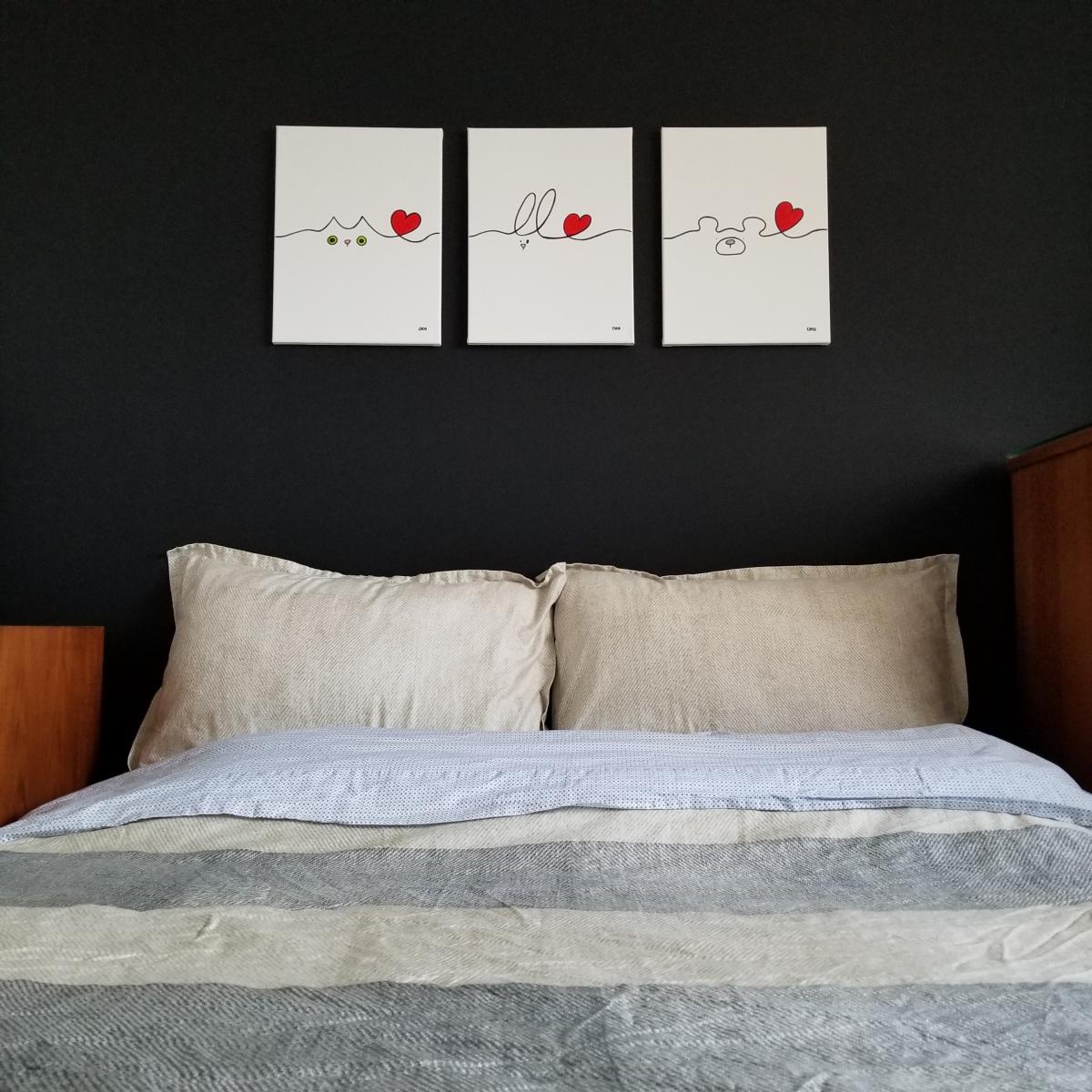 bear bear Love 12x16 picture