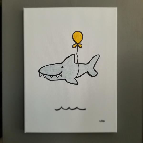 sharkee shark 12x16 picture