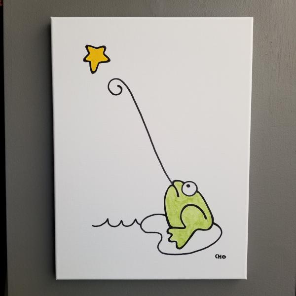 wishing on a star 12x16 picture