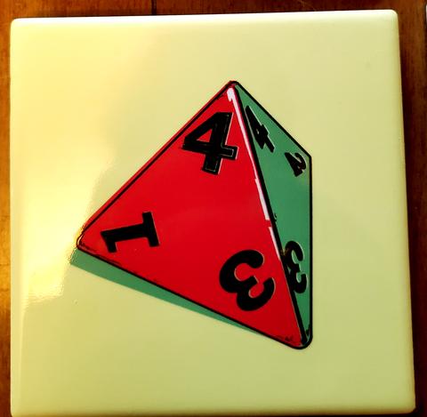 Geek Pop Dice Coasters picture