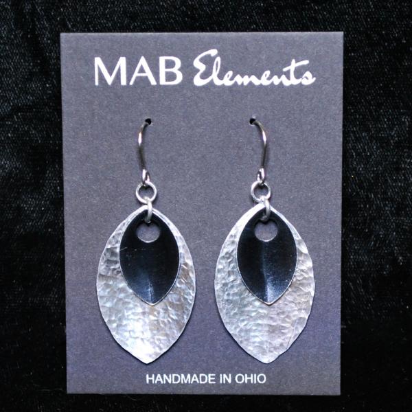Hammered Leaf Earrings picture