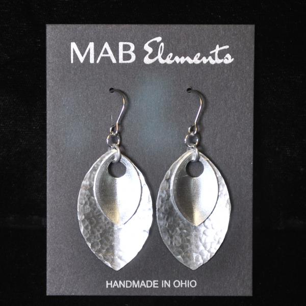 Hammered Leaf Earrings picture