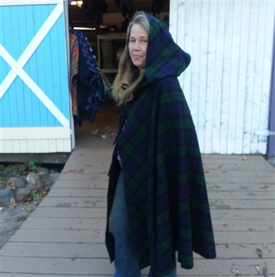 Hooded Tartan Cloak picture