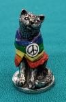 Rainbow Peace Kitty