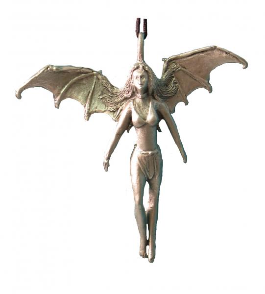 Bat Winged Lady Pendant