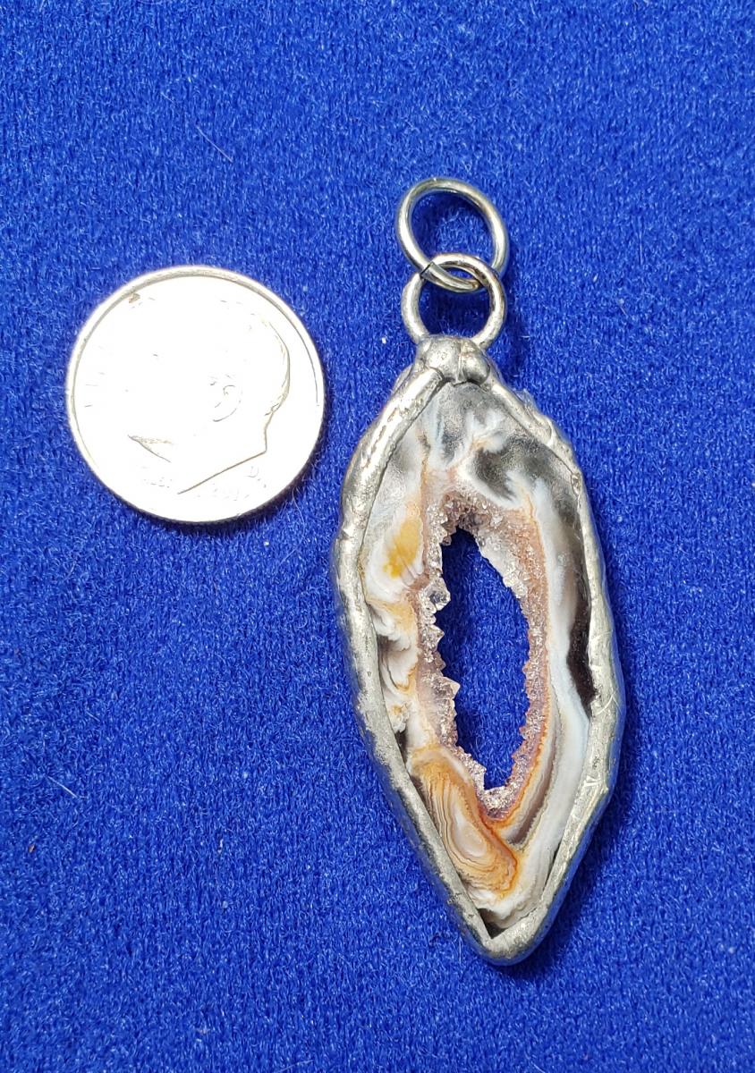 Geode Slice Pendant 3 picture