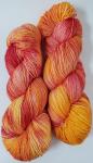 100% Superwash Merino Fingering Weight Yarn - Eastern Shore Sunrise