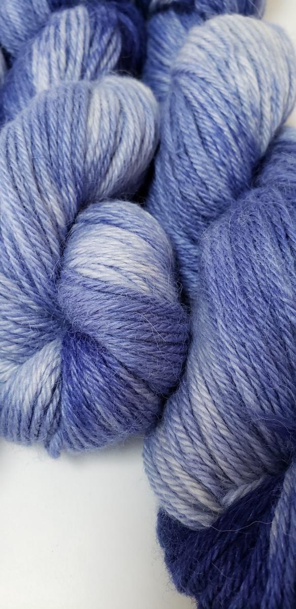 100% Baby Alpaca DK Yarn - Tonal Blue picture