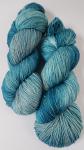 100% Superwash Merino Fingering Weight Yarn - Dory Blue