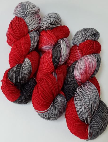 100% Superwash Merino Fingering Weight Yarn - Crimson Slate