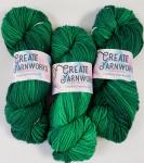 100% Superwash Merino Aran/Worsted Yarn - Tonal Kelly Green