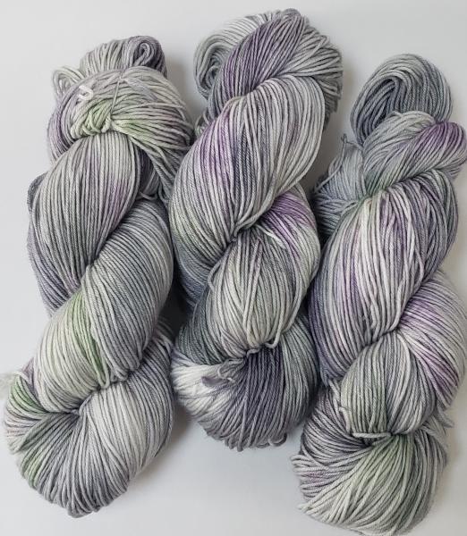 Superwash Merino/Nylon (85/15) Blend Fingering Weight Yarn - Lavender Steel