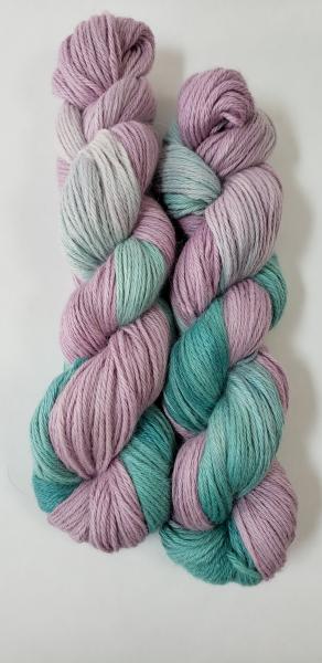 100% Baby Alpaca DK Yarn - Lavender and Mint Tones