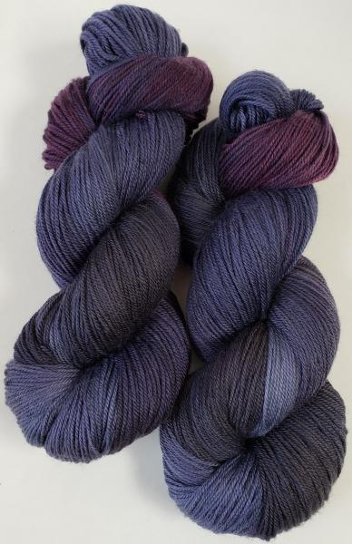 Cashmere/Superwash Merino Blend Fingering Weight Yarn - Moody Blues picture